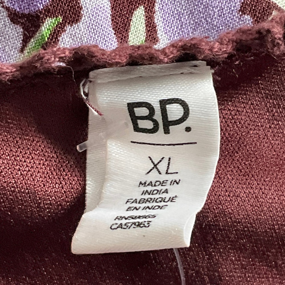 BP Floral Print Slip Dress Dainty Cottage Babydoll Embroidered Trim Sz XL - Picture 3 of 13